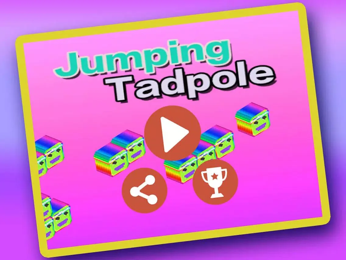 Captures d'écran de Jumping tadpole in the cube world iPad 