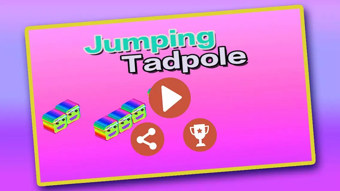 Captures d'écran de Jumping tadpole in the cube world