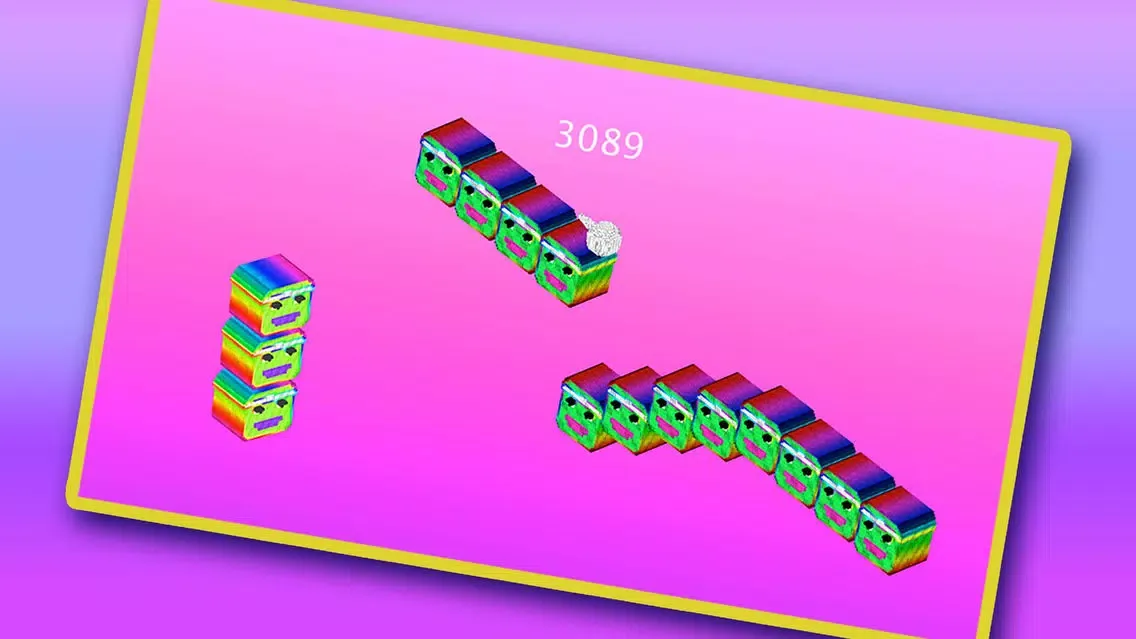 Captures d'écran de Jumping tadpole in the cube world