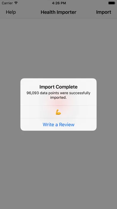 Health CSV Importer Ekran Görüntüleri