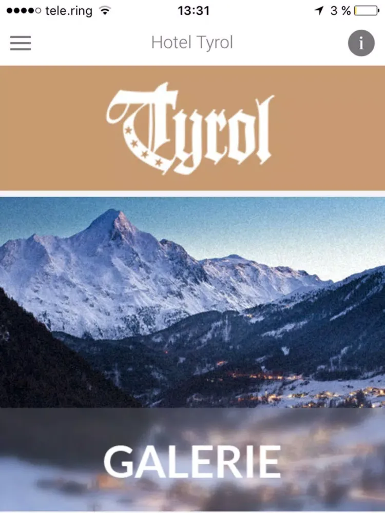 Hotel Tyrol Söll iPad 應用截圖