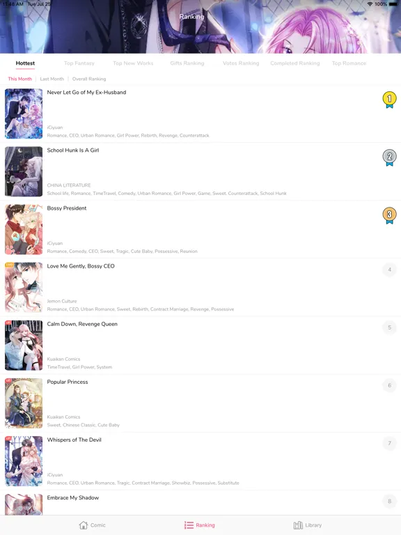 MangaxComic iPad  স্ক্রিনশট