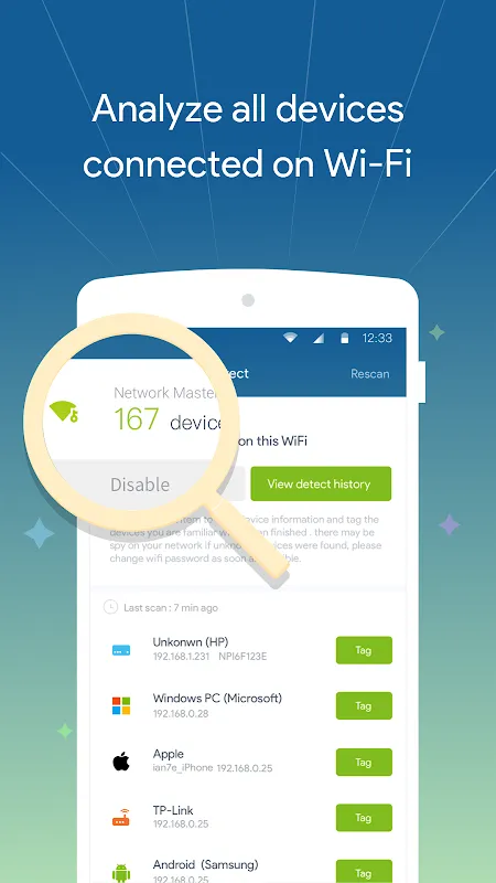 Zrzuty ekranu Network Master