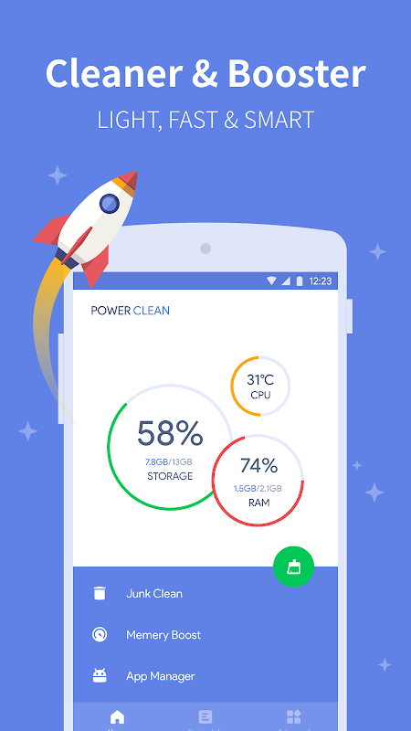 Power Clean Screenshots