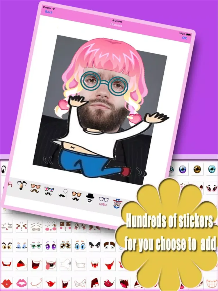 Capturas de tela do Super Mirror camera to make photo funny iPad 