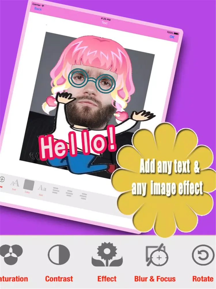 Capturas de tela do Super Mirror camera to make photo funny iPad 