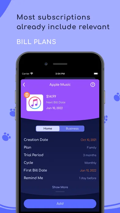 صور Plu - Subscriptions Tracker