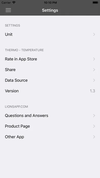 Thermo - Temperature Ekran Görüntüleri