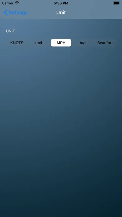 Capturas de tela do Windsock - Wind direction