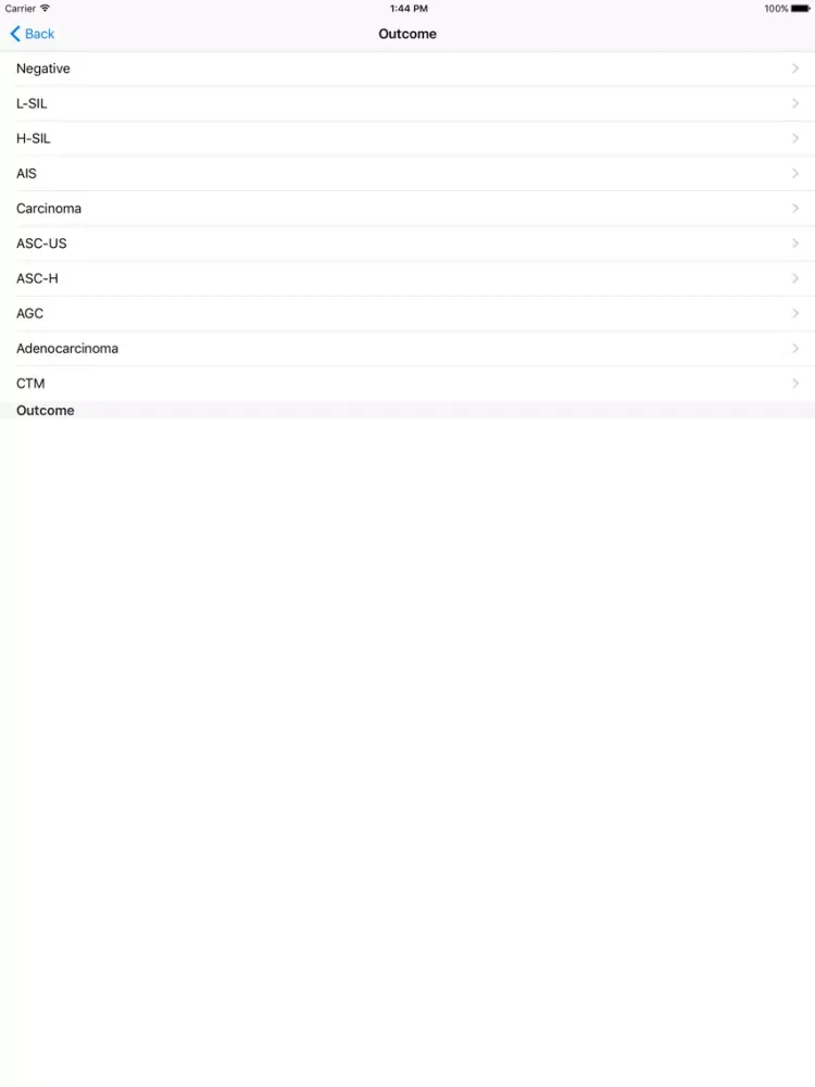 Скриншоты Pap Test iPad 