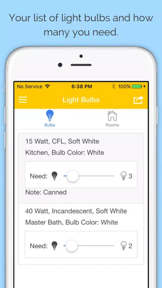 Bulbify - Light Bulb Tracking and Inventory Ekran Görüntüleri