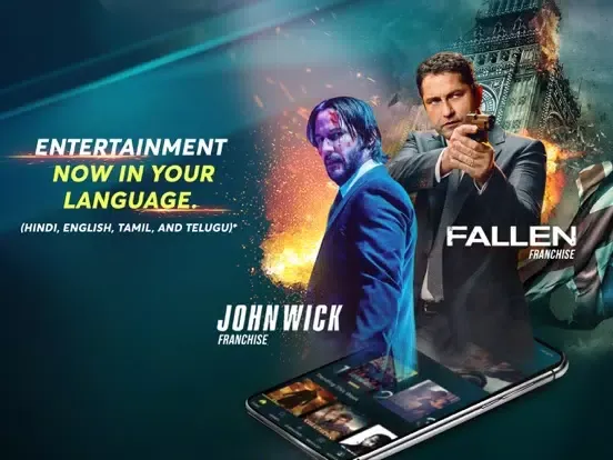 Screenshot di Lionsgate Play iPad 