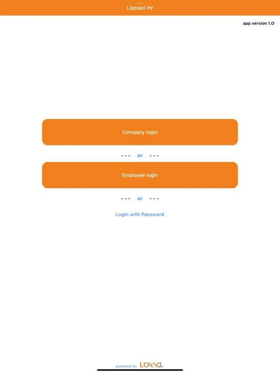 Lionsol Attendance & Payroll iPad  Screenshots