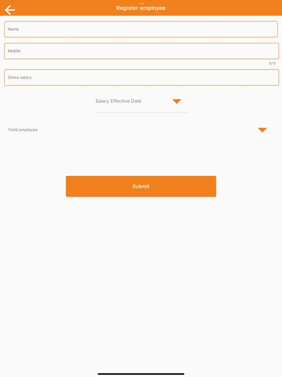 Lionsol Attendance & Payroll iPad  Screenshots