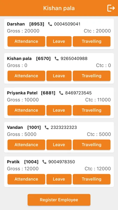 Lionsol Attendance & Payroll Screenshots