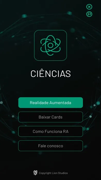 Ảnh chụp màn hình của Ciência RA