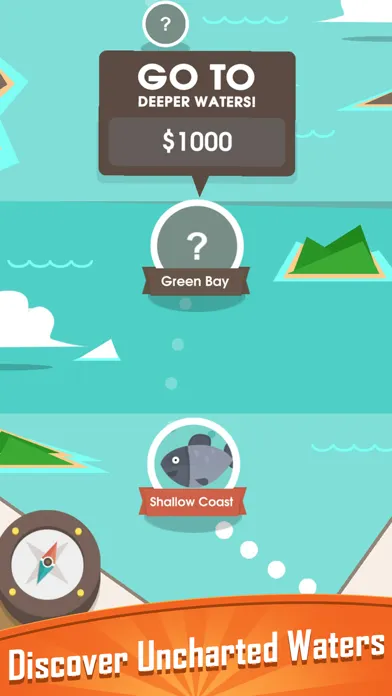 Hooked Inc: Fishing Games スクリーンショット