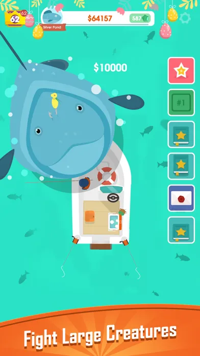 Hooked Inc: Fishing Games スクリーンショット