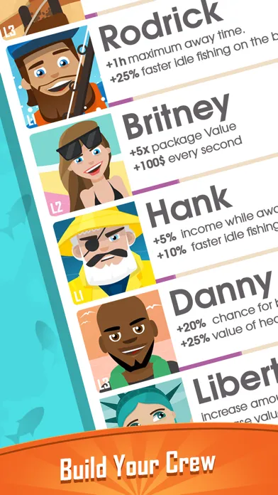 Hooked Inc: Fishing Games スクリーンショット