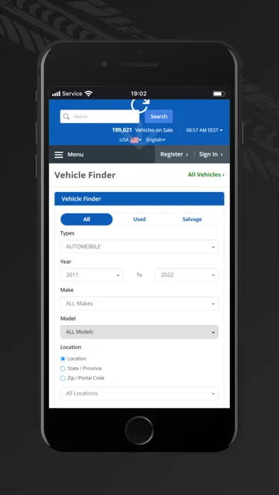 CarAuctions Screenshots