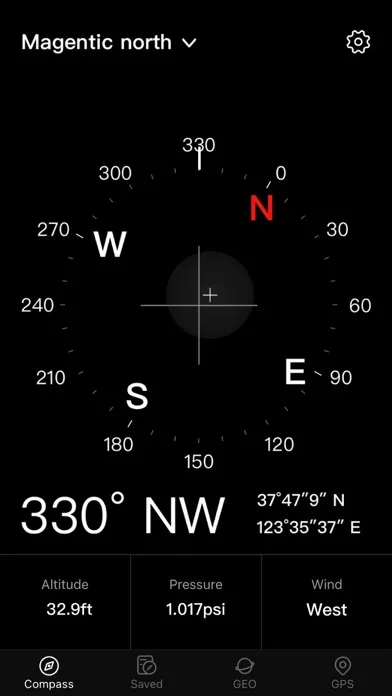 Compass & Altimeter سکرین شاٹس
