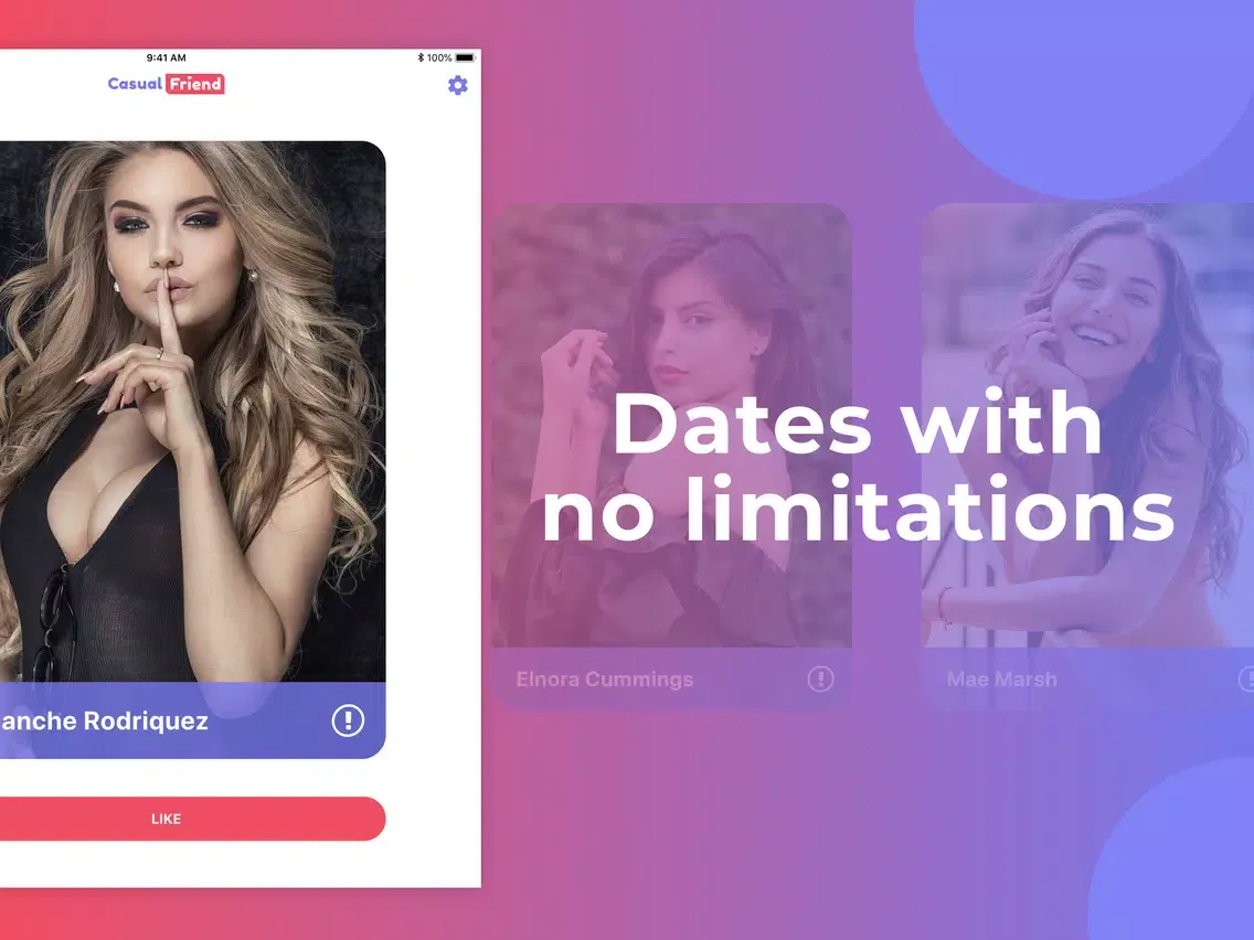 Ảnh chụp màn hình của Casual Friend chat, meet, date iPad 