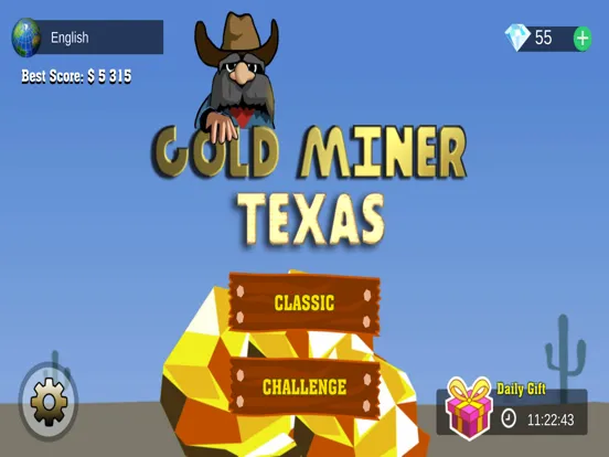 Gold Miner Texas iPad  Screenshots