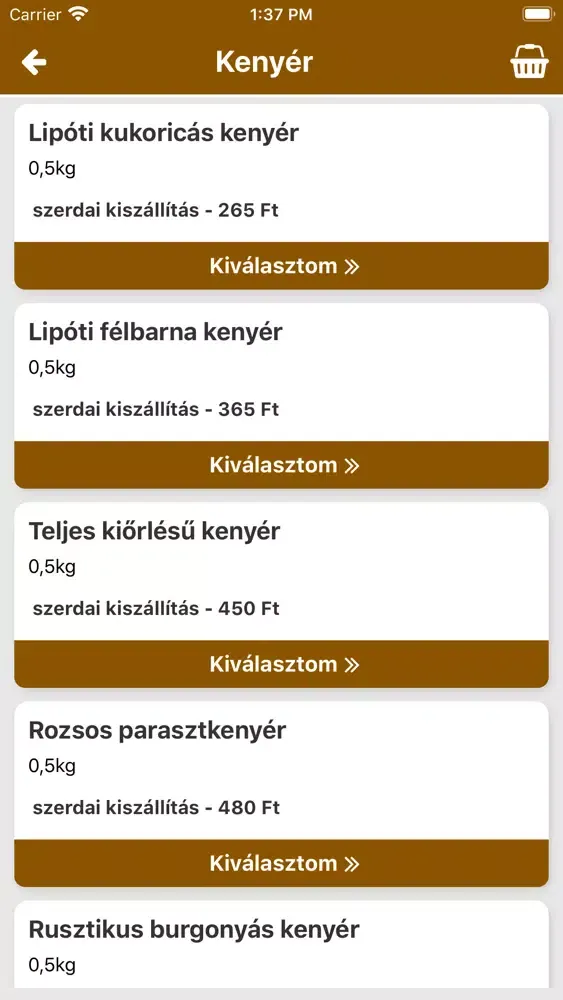 Lipóti Pékség - Üllői út应用截图