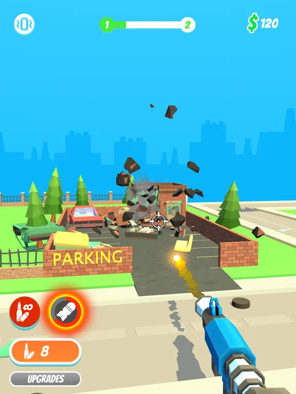 Capturas de tela do Demolition Shooter iPad 
