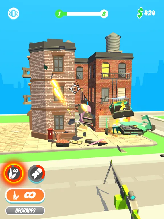 Capturas de tela do Demolition Shooter iPad 