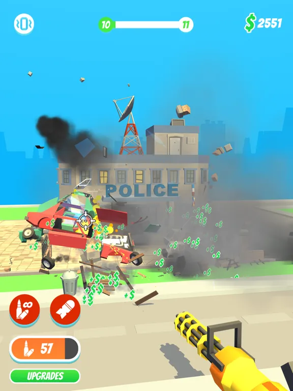 Capturas de tela do Demolition Shooter iPad 