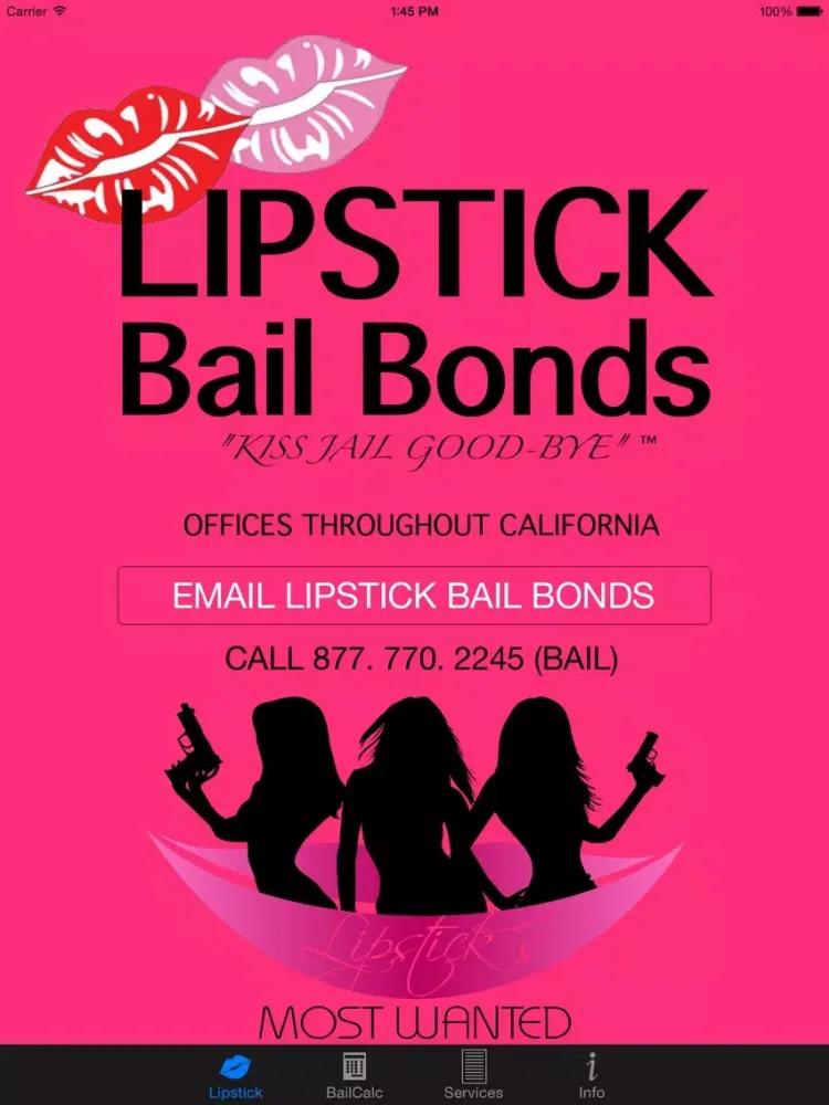 Lipstick Bail Bonds iPad  سکرین شاٹس