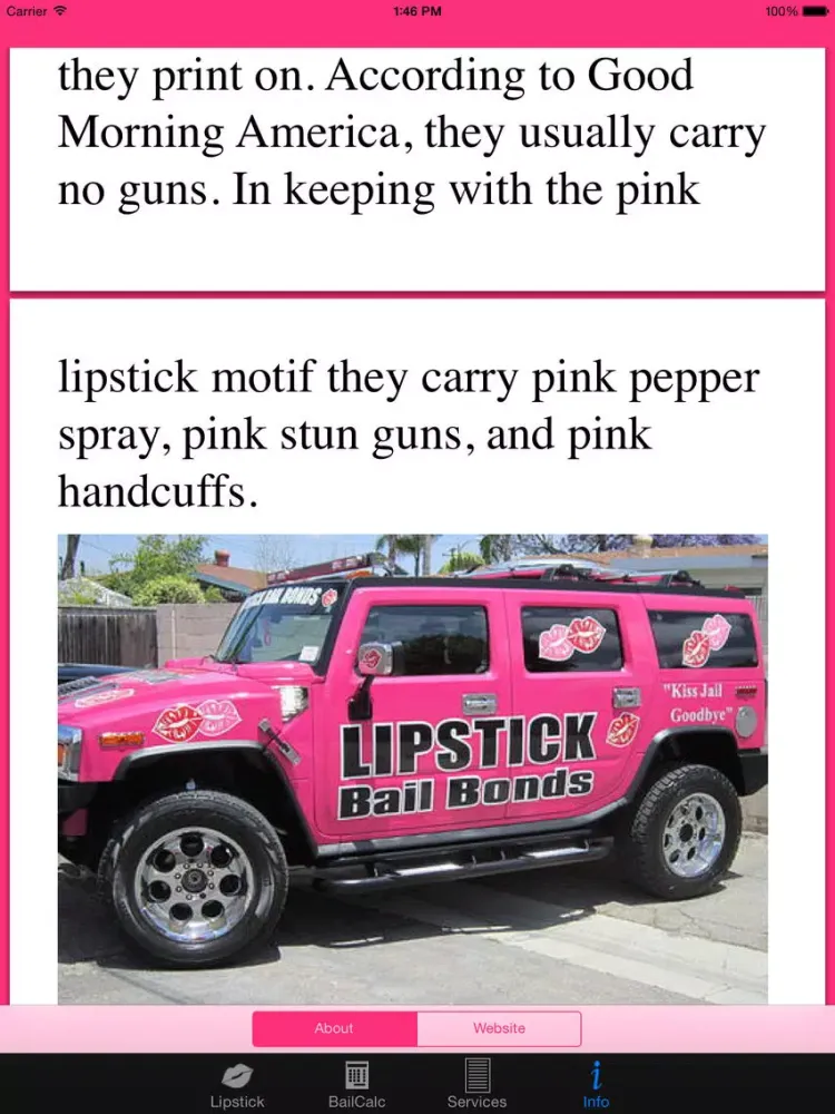 Lipstick Bail Bonds iPad  سکرین شاٹس