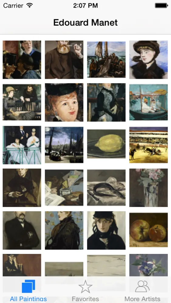 Capturas de pantalla de Manet 117 Paintings HD 100M+  Ad-free