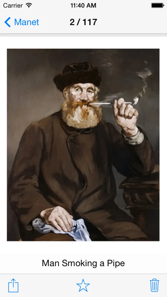 Capturas de pantalla de Manet 117 Paintings HD 100M+  Ad-free