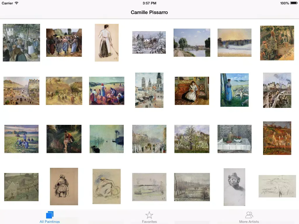 Pissarro 76 Paintings HD 90M+ iPad  Screenshots