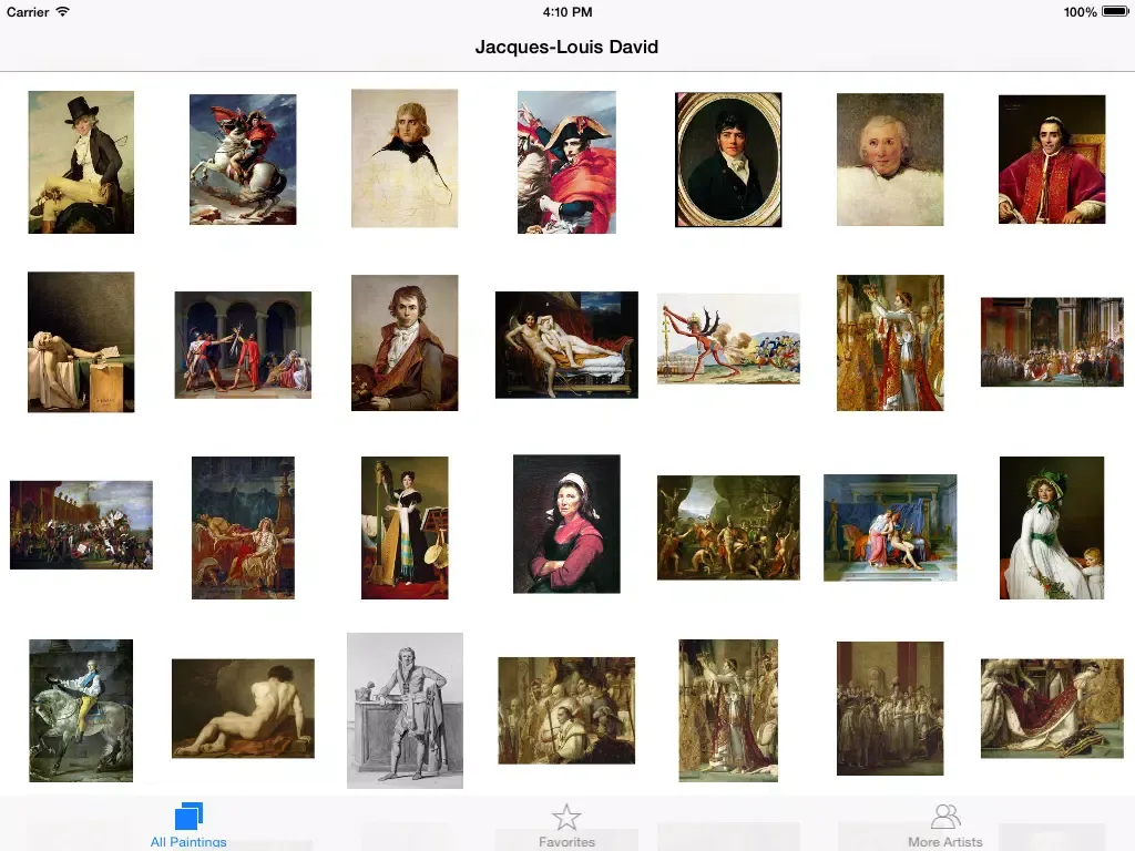 David 80 Paintings ( HD 80M+ ) iPad 应用截图