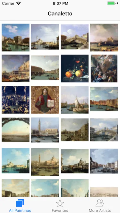 Zrzuty ekranu Canaletto 57 Paintings