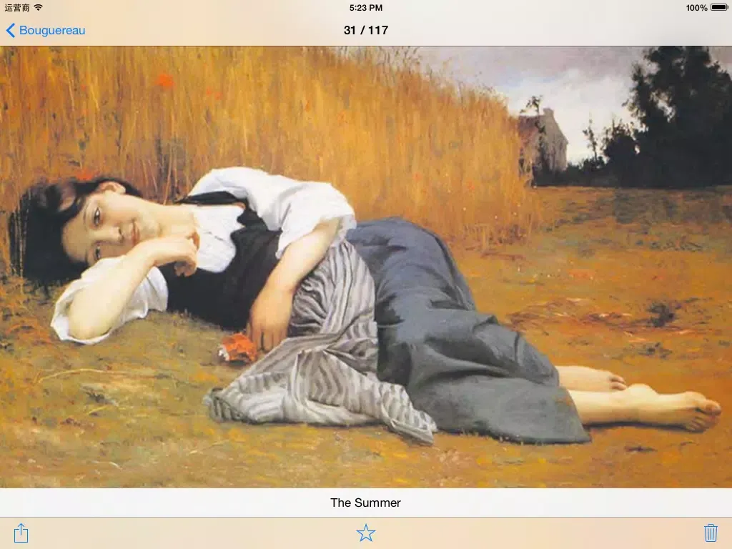 Bouguereau 117 Paintings ( HD 110M+ ) iPad  سکرین شاٹس
