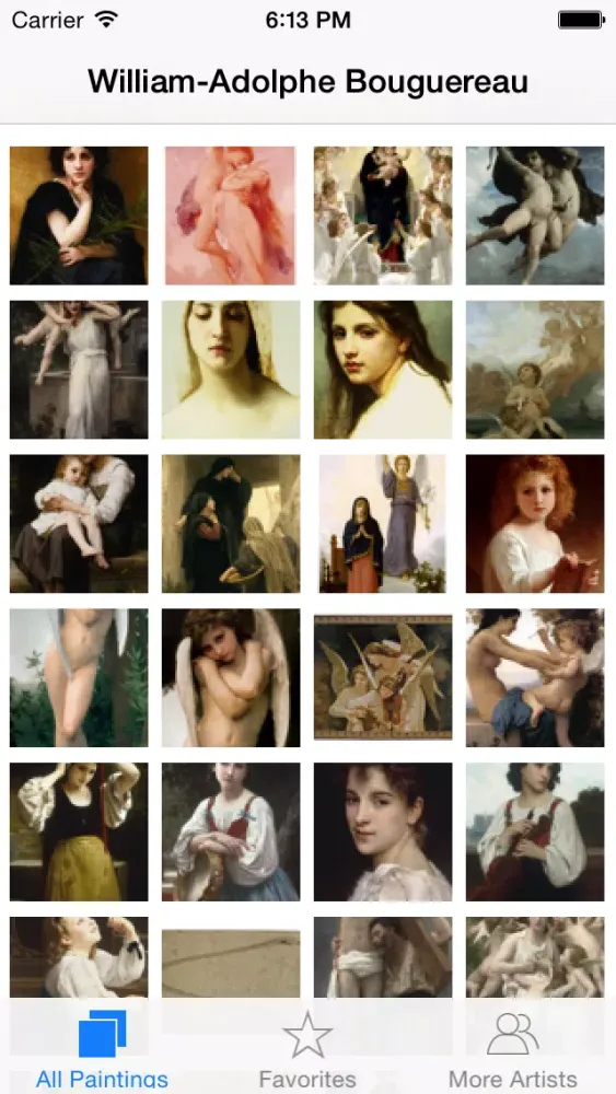 Bouguereau 117 Paintings ( HD 110M+ ) سکرین شاٹس