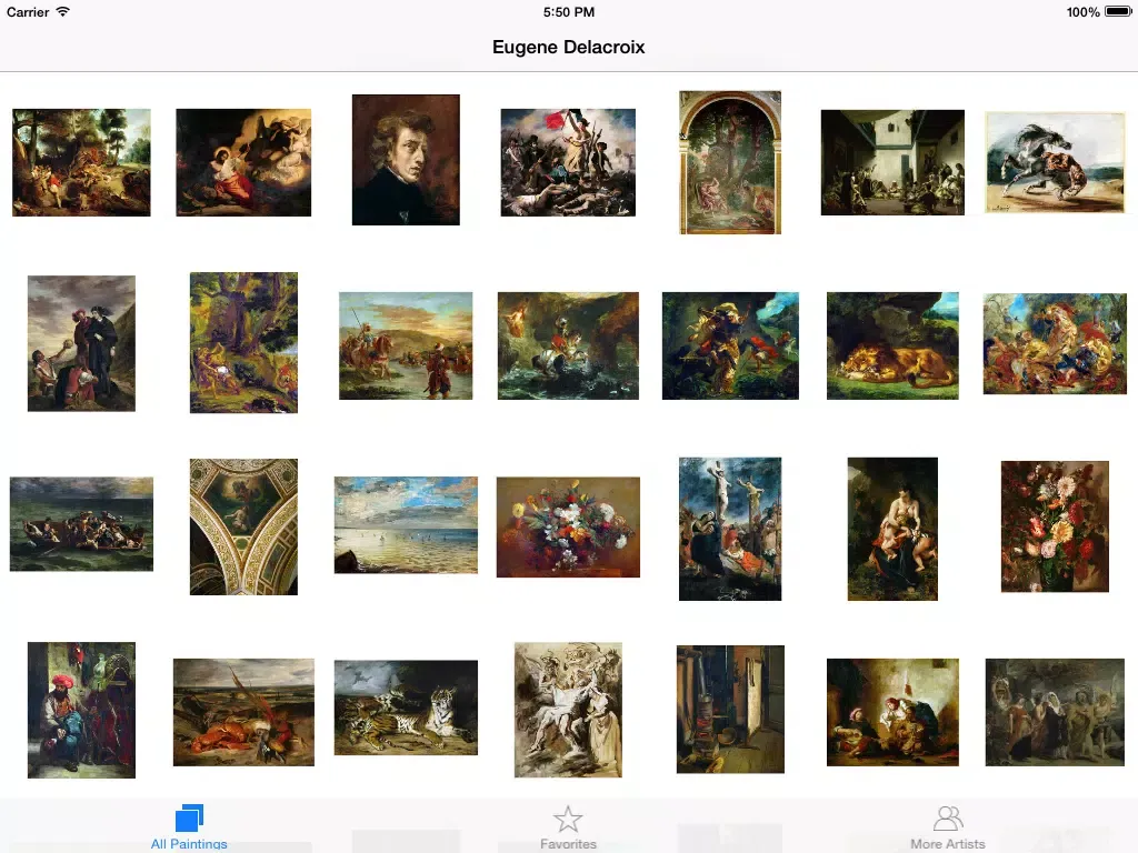Delacroix 379 Paintings HD 380M+ iPad  স্ক্রিনশট
