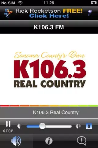 K106.3 FM Real Country স্ক্রিনশট