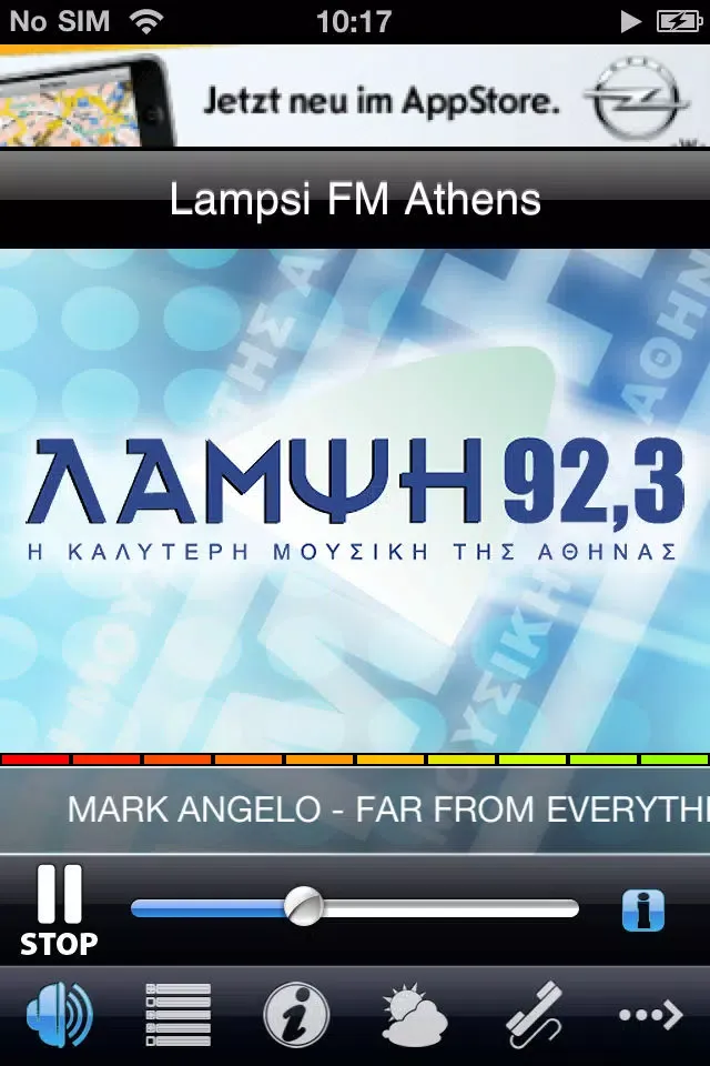 Capturas de tela do LAMPSI FM ATHENS