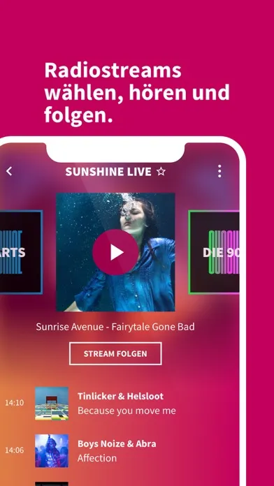 radio sunshine live Screenshots