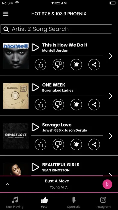 Zrzuty ekranu Hot 97.5 & 103.9 Phoenix