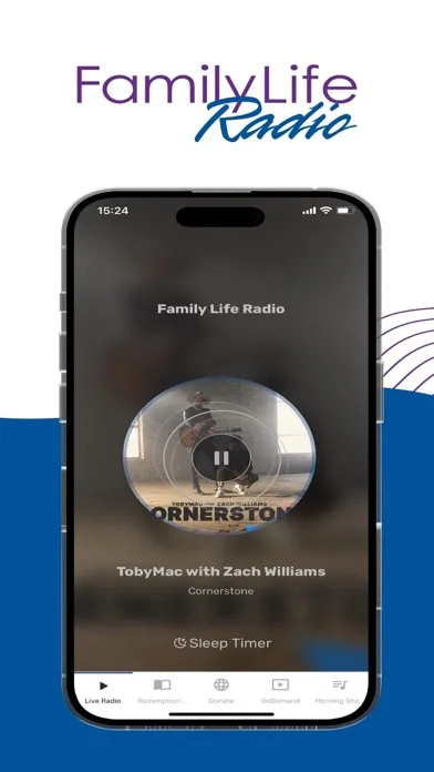 Capturas de tela do Family Life Radio