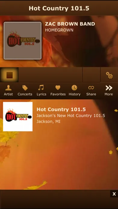 Hot Country 101.5 스크린샷