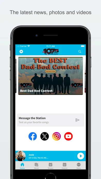 107.5 KZL 스크린샷