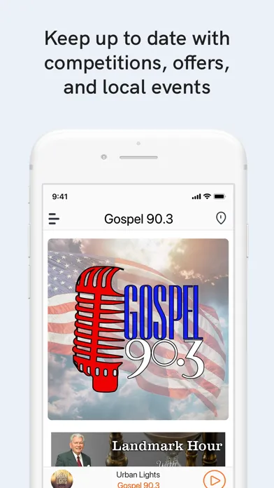 Gospel 90.3 Screenshots