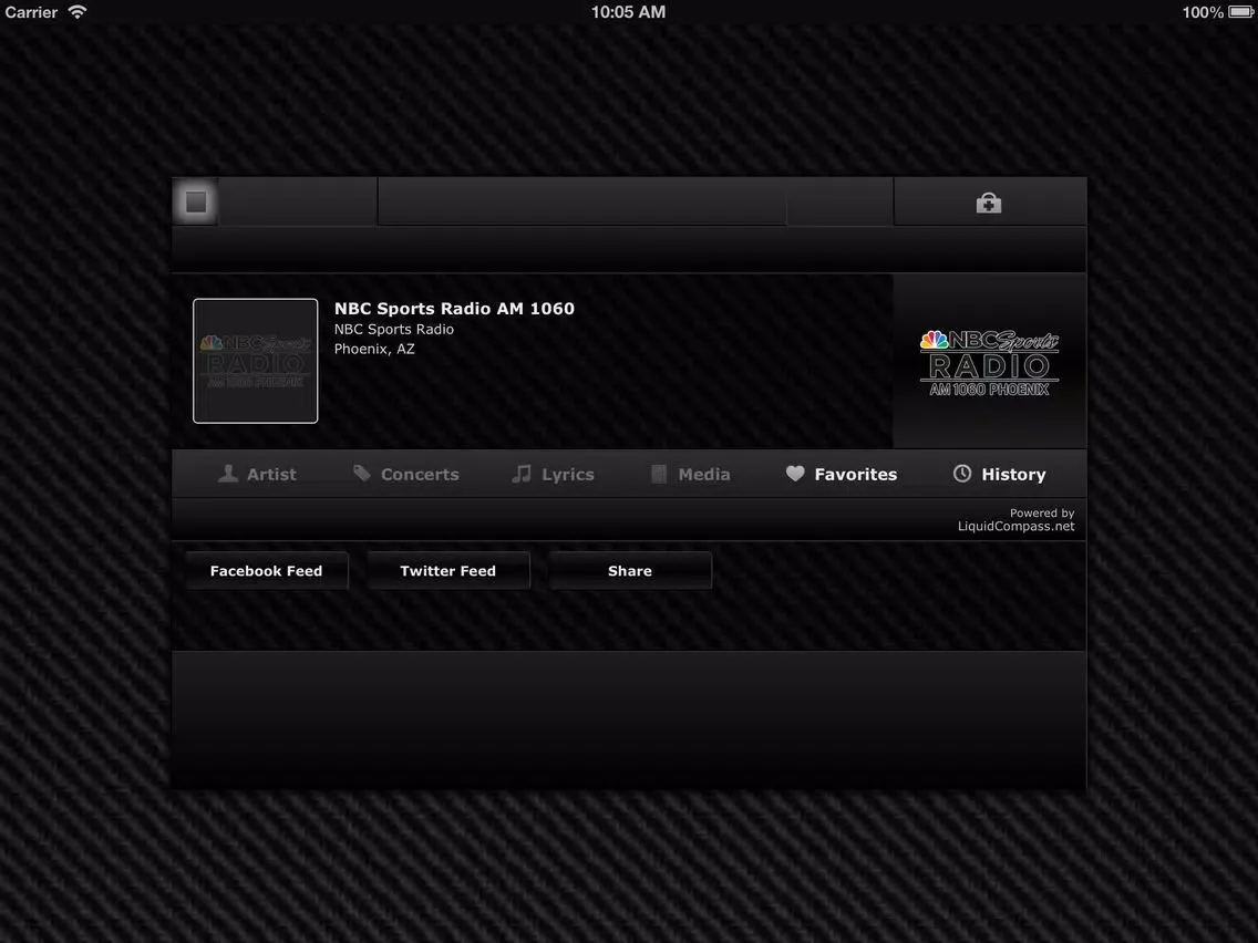 Capturas de tela do The Fan 1060AM iPad 